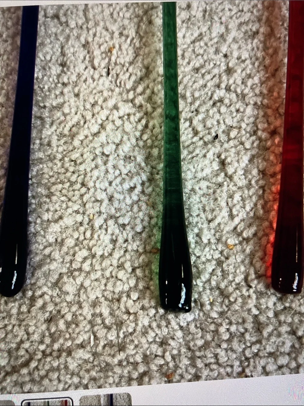 Long Stem hand blown footless champagne flutes